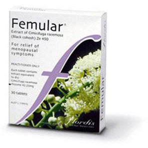 Femular 30 Tablets - symptomatic relief of menopausal symptoms